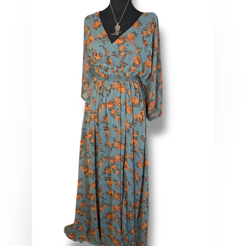 Baltic Born Floral High Low lined Dress - Picture 6 of 10